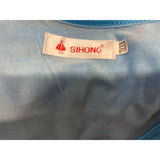 Sihong Women's French Bulldog Glasses Graphic T Shirt Size XXXL (US S) Blue Polyester Top