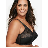 Glamorise #1010 Womens MagicLift Natural Support Bra Wirefree Black