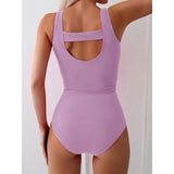 Eomenie Two Piece Tankini Swimsuits Women's XL Light Purple NEW with Tags