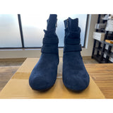 Herstyle Womens 9 Lindell Ankle Booties Fashion Slouch Mid-Calf Flat Boots Blue