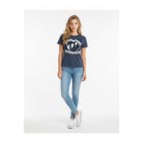 Tommy Hilfiger Women's Small Blue Custom Fit Short Sleeve Crew Neck T Shirt