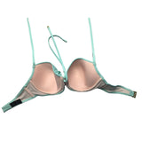 Smart and Sexy SA1001 Swim Secret The Getaway Bikini Top 36DD Seafoam NWT