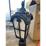 Outdoor Post Light Fixture Aluminum Waterproof Black/Gold NEW