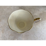 Royal Albert Deep Red W/Gold Trim Bone China England Tea Cup & Saucer Set