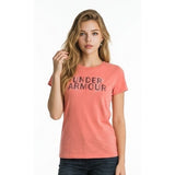 Under Armour Classic Tee Women's Size XS Pink Spell Out Short Sleeve Crew Neck T Shirt