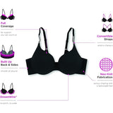 Maidenform Womens Comfort Devotion Dreamwire Full Coverage Bra Dm0070 Almond