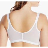 Wonderbra W0906 Plus-Size JMS Front Closure Wire-Free Bra Women's White
