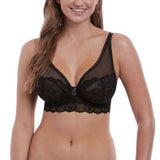 Freya AA5494BLK Womens Expression High Apex Bra - Black Nylon - Size 38DD