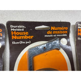 Klassen Durable 5 inch Molded House Numbers 7 - 5 - 7 NOS