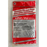 Electrolux 0302092 Canister 4 Ply Filter Bags 2 Pack NEW