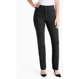 Gloria Vanderbilt Women's 10 Long Amanda Classic Tapered Black Jeans NWT