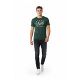 Alamo Whiskey T Shirt Men's Size XL Green Cotton/Polyester Crew Neck Tee