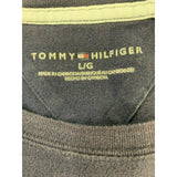 Tommy Hilfiger Spell Out T Shirt Men's Large Short Sleeve Crew Neck Cotton