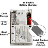 Kidde Nighthawk Carbon Monoxide Detector, AC-Plug-in with Battery Backup