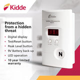 Kidde Nighthawk Carbon Monoxide Detector, AC-Plug-in with Battery Backup