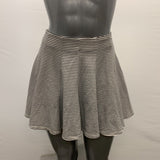 American Eagle A Line Skirt Women's Size 0 Blue White Striped Back Zipper Stretc