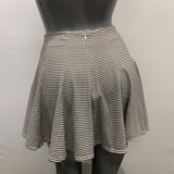 American Eagle A Line Skirt Women's Size 0 Blue White Striped Back Zipper Stretc