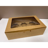 Cupcake Presentation Box - Holds 6 standard Cupcakes - 10 pack NEW