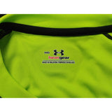 Under Armour Heat Gear Athletic Shirt Men's Size MD Green Black Short Sleeve Polyester