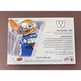 2023 Upper Deck CFL SP Game Used Autograph Nic Demski Blue Bombers CFL-ND