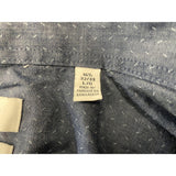Calvin Klein Men's Slim Fit Dress Shirt Size 16.5 Blue Patterned Long Sleeve Cotton NEW