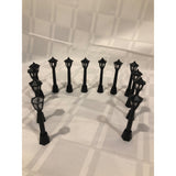 HONBAY 13 PCS Mini Street Light Model Railway Train Lamp Miniature Plastic Village
