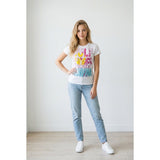 Bee Easy Women's White Gulf Shores Alabama T-Shirt Size XL Cotton