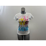 Bee Easy Women's White Gulf Shores Alabama T-Shirt Size XL Cotton