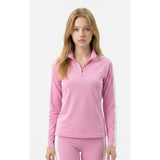Women's Pink Athletic Long Sleeve Sweatshirt Size Medium Polyester