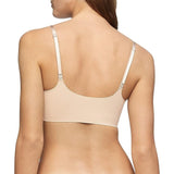 Calvin Klein Invisibles Lightly Lined Triangle Bralette Large QF5753 Bare