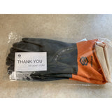 Unarost Chemical Resistant Large Commercial Rubber Gloves 2 Pair NEW