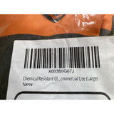 Unarost Chemical Resistant Large Commercial Rubber Gloves 2 Pair NEW