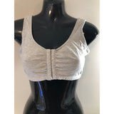 Fruit of the Loom Front Close Builtup Sports Bra Style 96014 Gray Heather