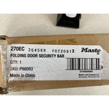 Master Lock Compact Door Stopper Folding Security Bar, Adjustable for Hinged and Sliding Doors,