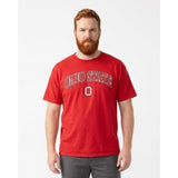 Ohio State University Buckeyes Men's Large Red Spell Out Crew Neck T Shirt
