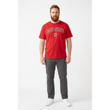 Ohio State University Buckeyes Men's Large Red Spell Out Crew Neck T Shirt