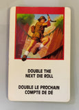 Fireball Island Milton Bradley 1986 Game Original Piece Double the Next Die Card