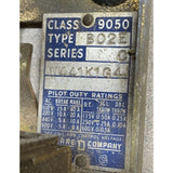 SQUARE D 9050BO1D SER. C Timing Relay Used For Parts