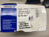 Wagner #ZD1108 Volkswagen Ceramic Disc Brake Pads New In Open Box