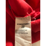 Woolrich Women's Small Scoop Neck Henley Shirt Long Sleeve Red Cotton