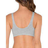 Fruit of the Loom Front Close Builtup Sports Bra Style 96014 Gray Heather