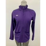 Under Armour Size MD Women's Loose Polyester/Elastane Long Sleeve Full Zip Jacket