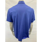 Tiger Woods Nike Dri-Fit Golf Shirt Men's Medium Blue Polyester Short Sleeve