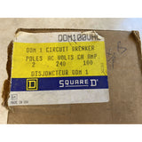 Square D QOM100VHL Circuit Breaker 2P 100A 240V New In Box