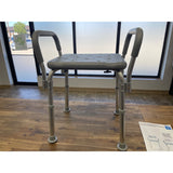 Medline G2-200KHX1 Take-down Shower Chair with padded arm rests NEW