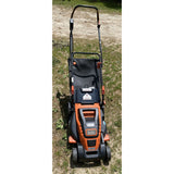 Black And Decker 17 Inch Electric Push Lawn Mower With Rear Bagger