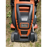 Black And Decker 17 Inch Electric Push Lawn Mower With Rear Bagger