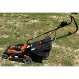 Black And Decker 17 Inch Electric Push Lawn Mower With Rear Bagger