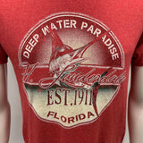 Ft. Lauderdale Florida T shirt Men's M Red Cotton blend Deep Water Paradise