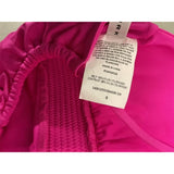 Trina Turk Womens 8 Monaco One Piece Swimsuit, Plunge Neck, Pink Parade NWOT